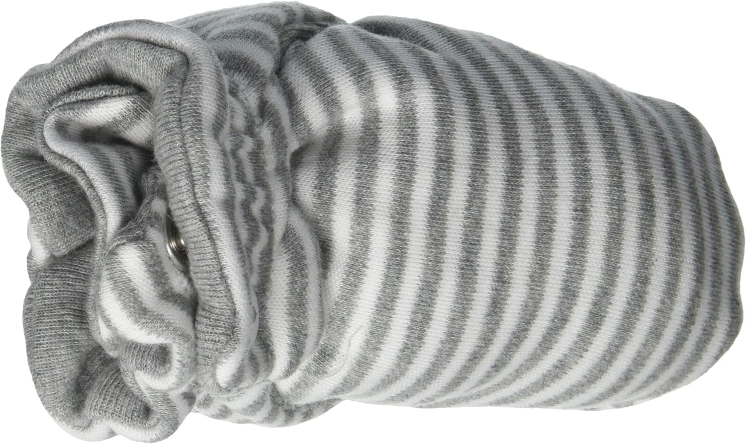 image:imageBurts Bees Baby Adjustable Baby Booties 100 Organic Cotton Easy On and Off Snap Boots Snug Fit Baby EssentialHeather Grey Stripe
