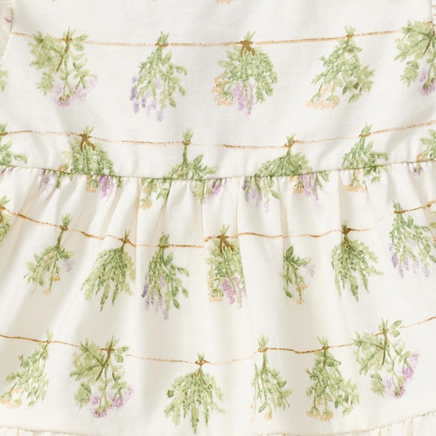 image:imageBurts Bees Baby Baby Girls Dress and Pantie Set Infant amp Toddler Short amp LongSleeve 100 Organic CottonFresh Herbs