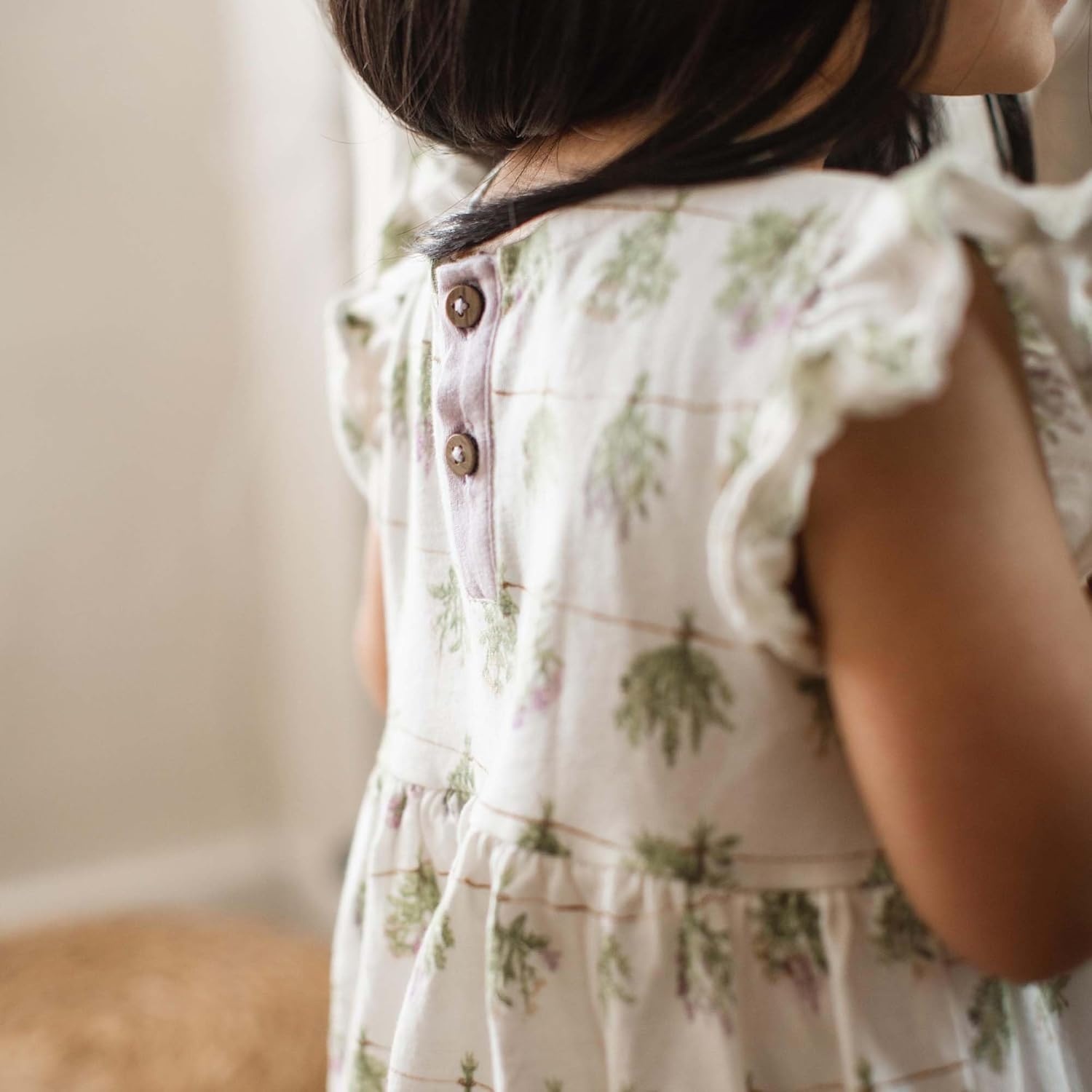 image:imageBurts Bees Baby Baby Girls Dress and Pantie Set Infant amp Toddler Short amp LongSleeve 100 Organic CottonFresh Herbs