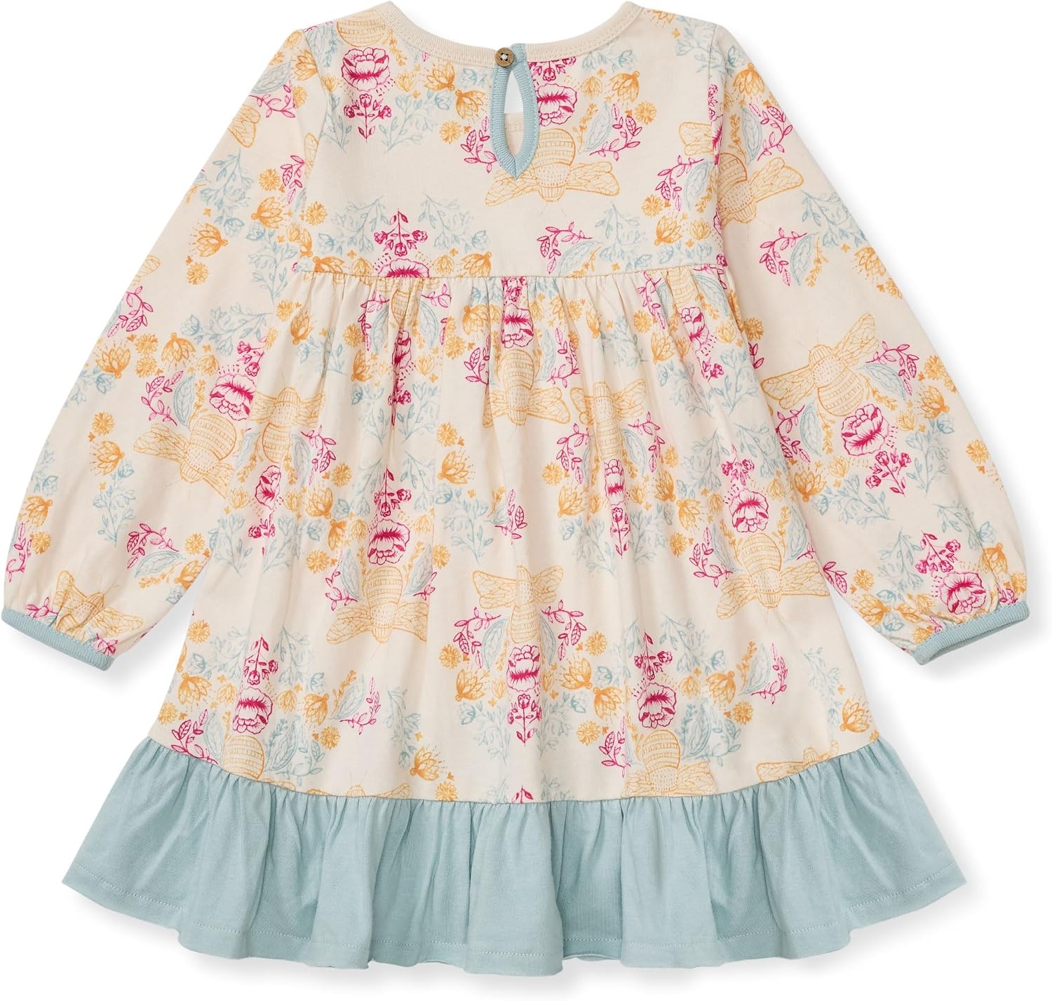 image:imageBurts Bees Baby Baby Girls Dress and Pantie Set Infant amp Toddler Short amp LongSleeve 100 Organic CottonHoney Bee Toile