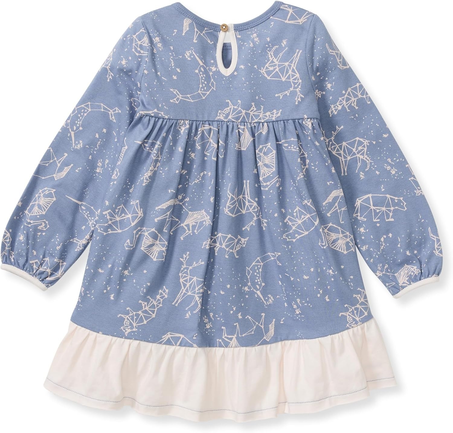 image:imageBurts Bees Baby Baby Girls Dress and Pantie Set Infant amp Toddler Short amp LongSleeve 100 Organic CottonStarry Animals