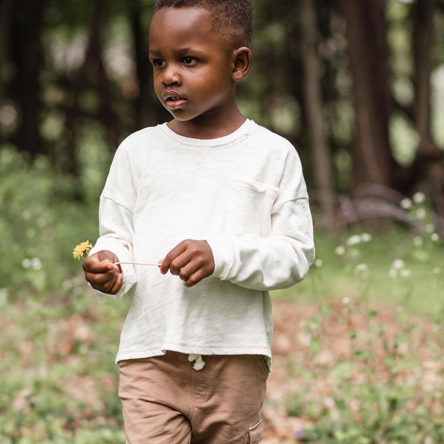 image:imageBurts Bees Baby Boys Shirt and Pant Set Long Sleeve Top amp Bottom Outfit Bundle 100 Organic CottonChunky Slub Tee Set