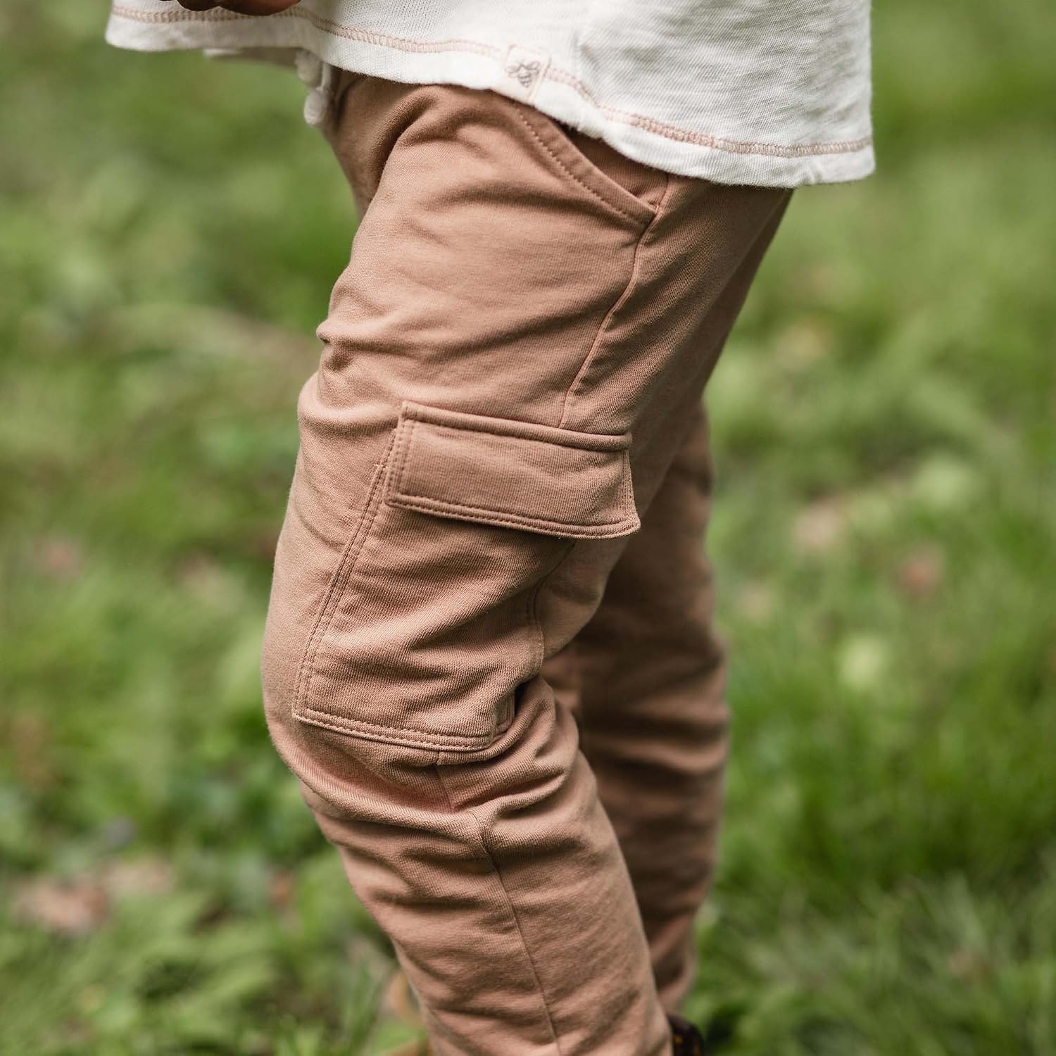 image:imageBurts Bees Baby Boys Shirt and Pant Set Long Sleeve Top amp Bottom Outfit Bundle 100 Organic CottonChunky Slub Tee Set