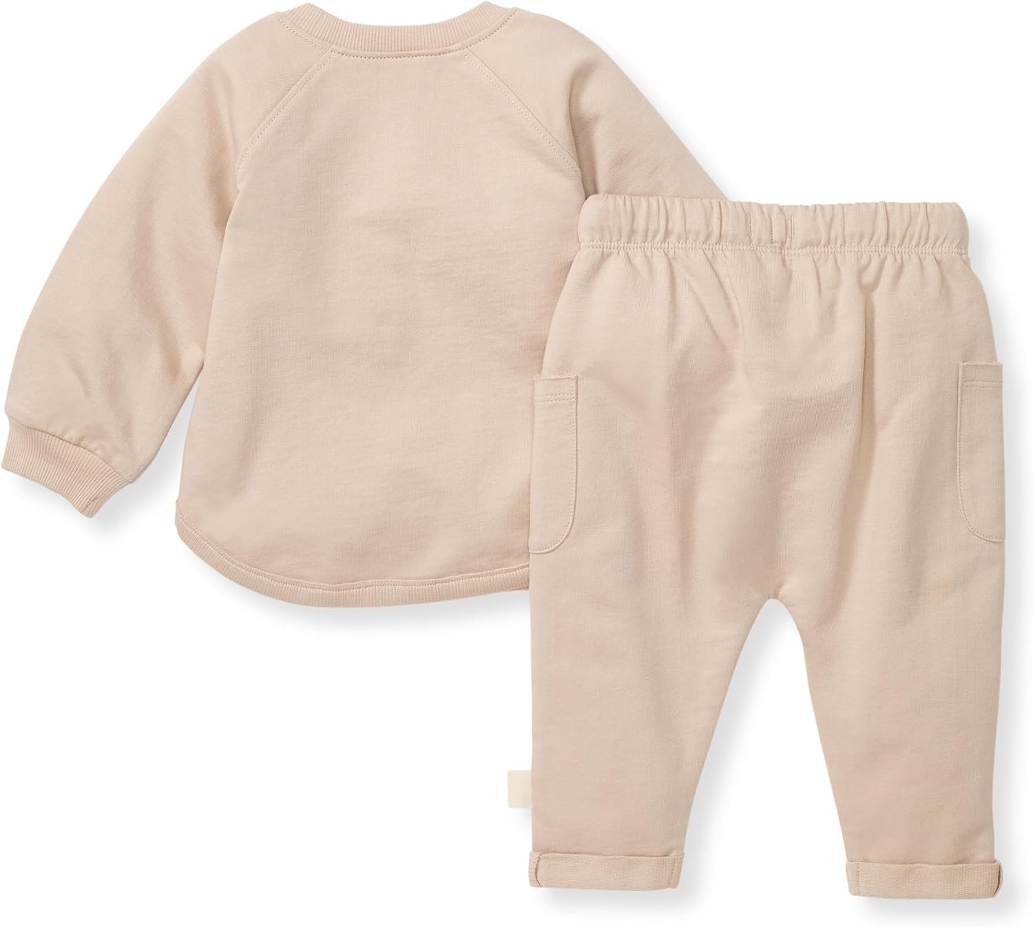 image:imageBurts Bees Baby Boys Shirt and Pant Set Long Sleeve Top amp Bottom Outfit Bundle 100 Organic CottonCool Bunny Set