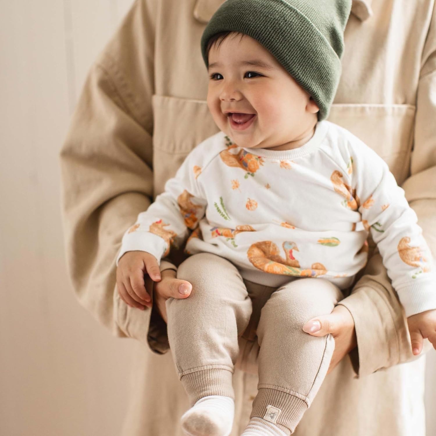 image:imageBurts Bees Baby Boys Shirt and Pant Set Long Sleeve Top amp Bottom Outfit Bundle 100 Organic CottonHappy Harvest