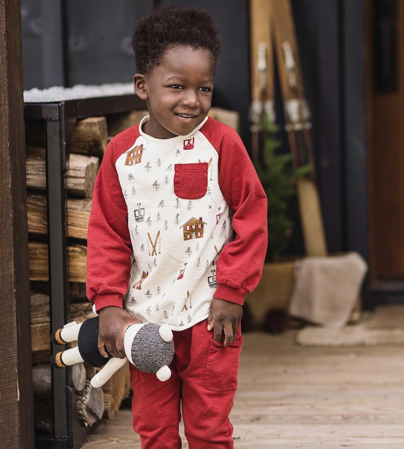 image:imageBurts Bees Baby Boys Shirt and Pant Set Long Sleeve Top amp Bottom Outfit Bundle 100 Organic CottonHoliday in the Alps