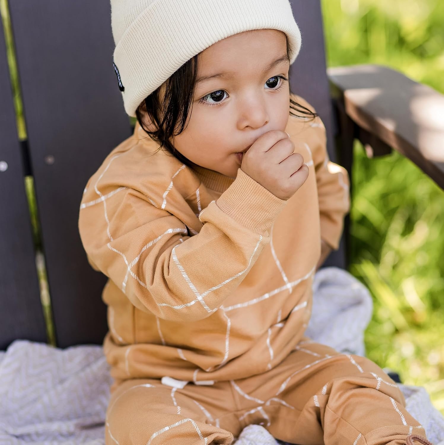 image:imageBurts Bees Baby Boys Shirt and Pant Set Long Sleeve Top amp Bottom Outfit Bundle 100 Organic CottonWindow Plaid