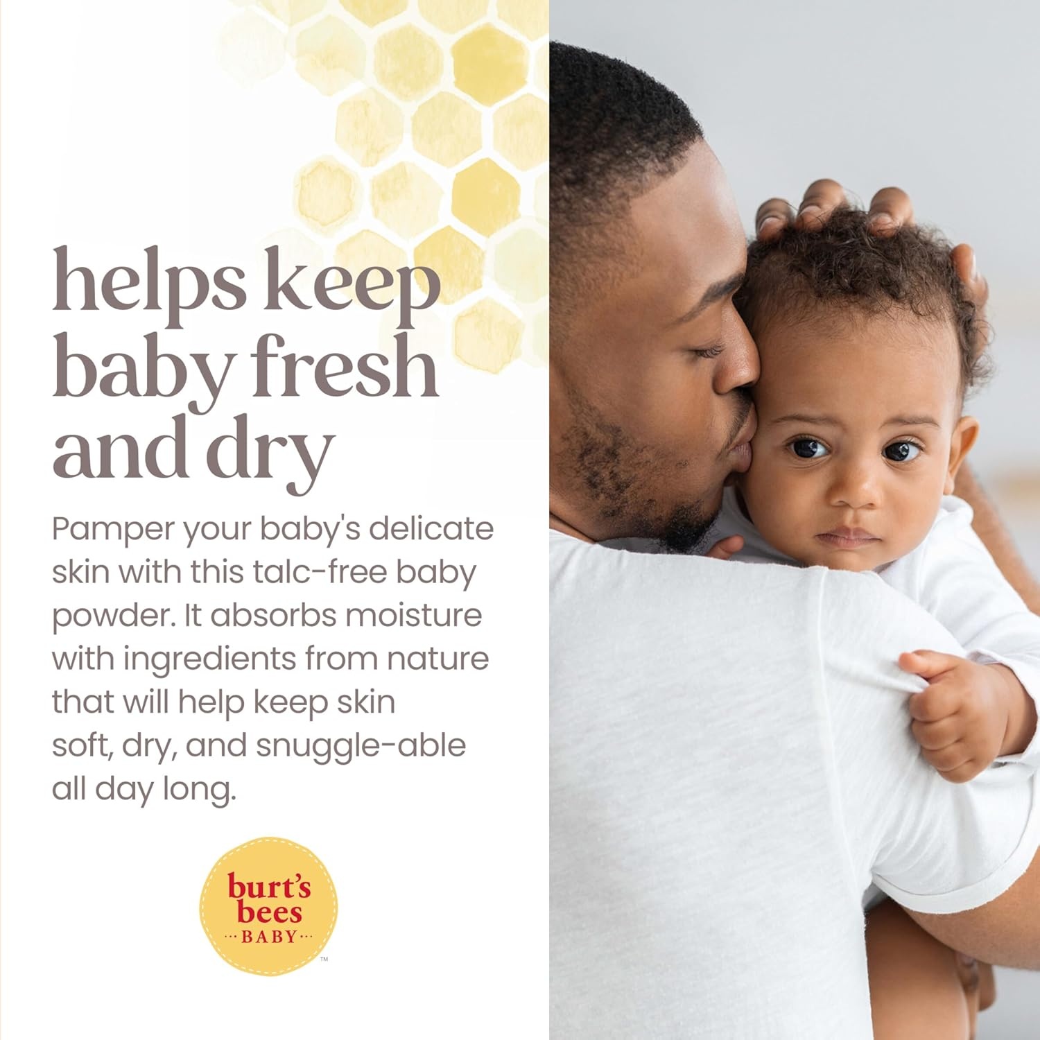 image:imageBurts Bees Baby Dusting Powder 100 Natural Origin Baby Powder TalcFree 75 oz Bottle75 Ounce Pack of 1