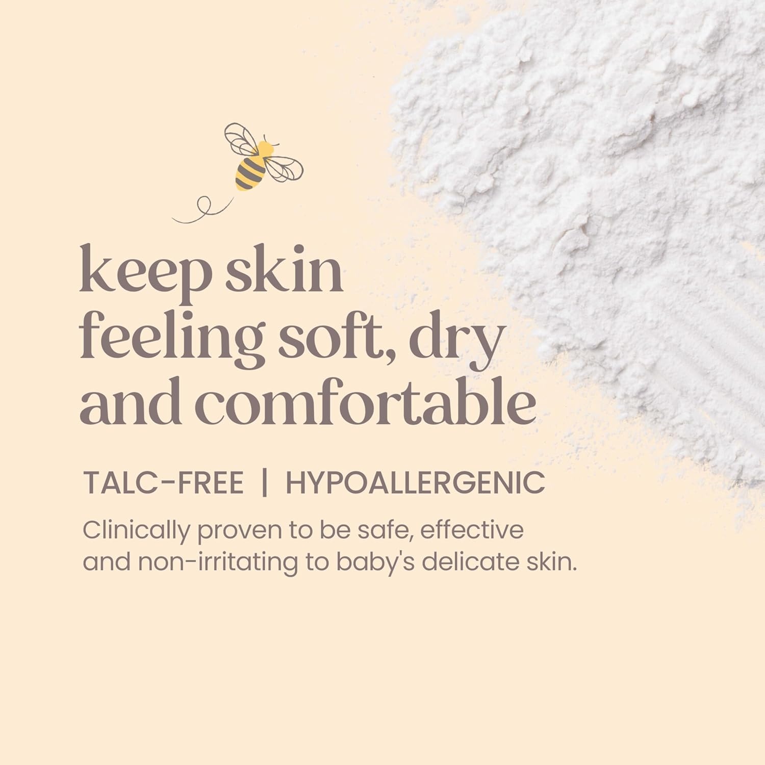 image:imageBurts Bees Baby Dusting Powder 100 Natural Origin Baby Powder TalcFree 75 oz Bottle75 Ounce Pack of 1