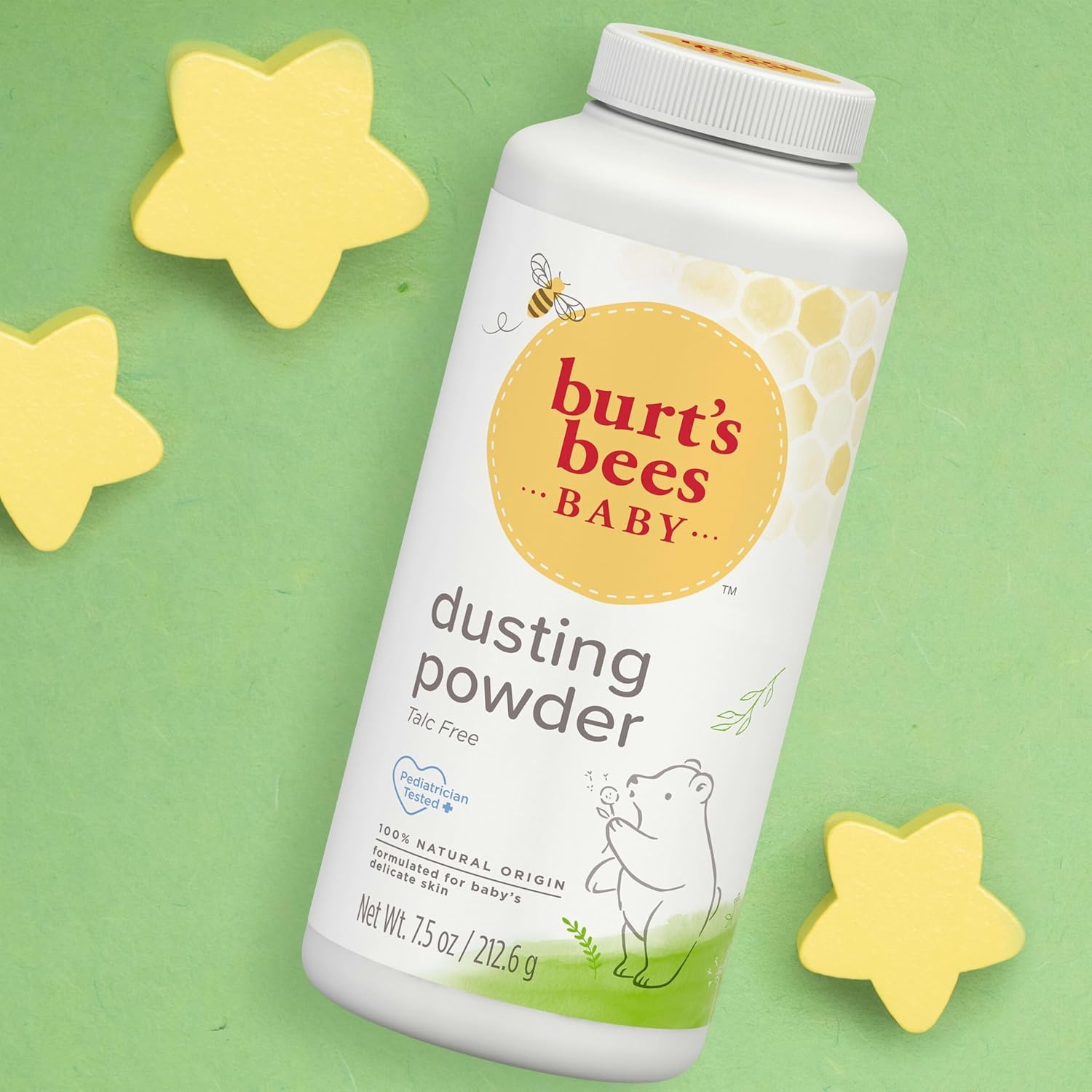 image:imageBurts Bees Baby Dusting Powder 100 Natural Origin Baby Powder TalcFree 75 oz Bottle75 Ounce Pack of 1