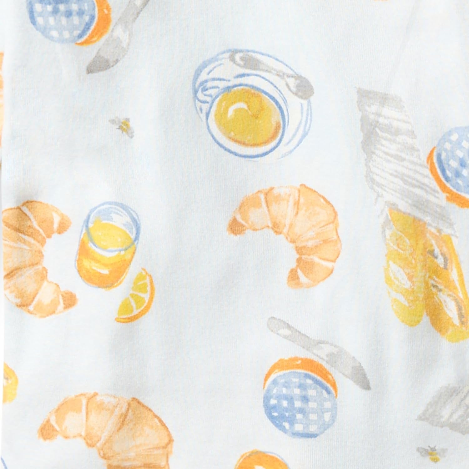 image:imageBurts Bees Baby Organic Cotton Pajamas for Boys 100 Cotton Pajama Set for Toddlers and Kids Soft and Stretchable FabricFrench Breakfast Village 2pack