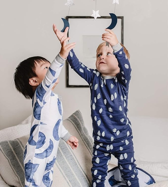 image:imageBurts Bees Baby Organic Cotton Pajamas for Boys 100 Cotton Pajama Set for Toddlers and Kids Soft and Stretchable FabricIn the Pines