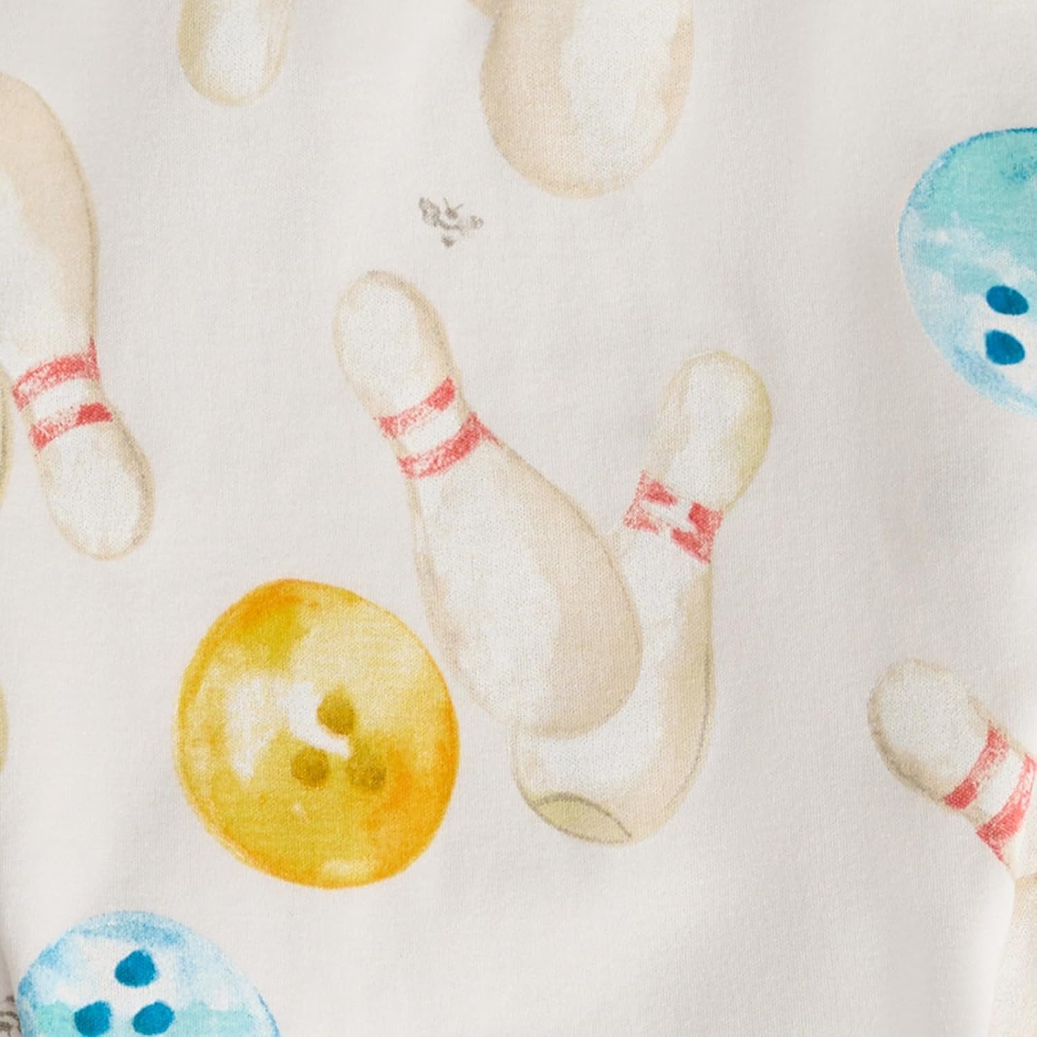 image:imageBurts Bees Baby Organic Cotton Pajamas for Boys 100 Cotton Pajama Set for Toddlers and Kids Soft and Stretchable FabricLets Go Bowling