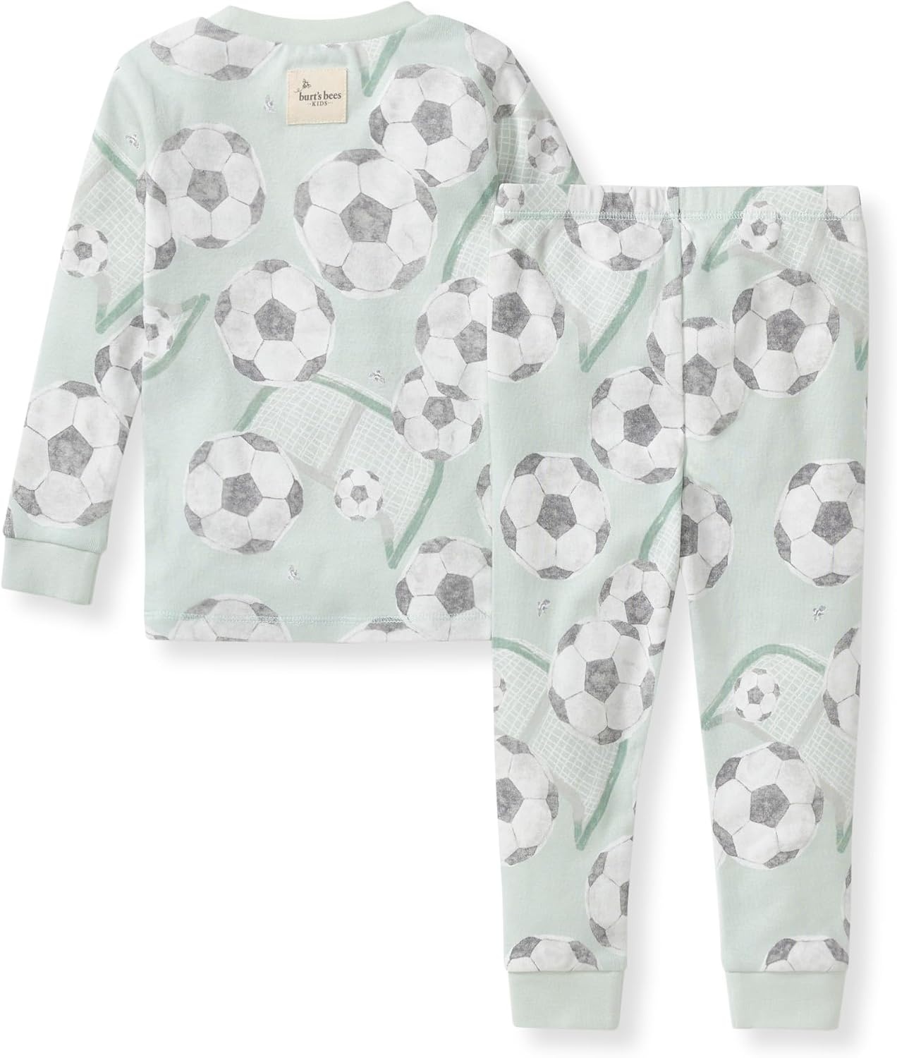 image:imageBurts Bees Baby Organic Cotton Pajamas for Boys 100 Cotton Pajama Set for Toddlers and Kids Soft and Stretchable FabricSoccer Goal