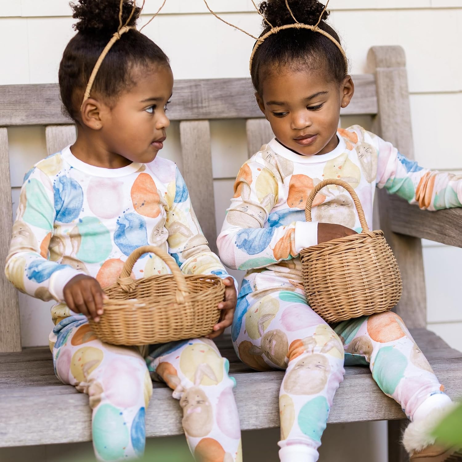 image:imageBurts Bees Baby Organic Cotton Pajamas for Girls100 Cotton Pajama SetEaster Friends