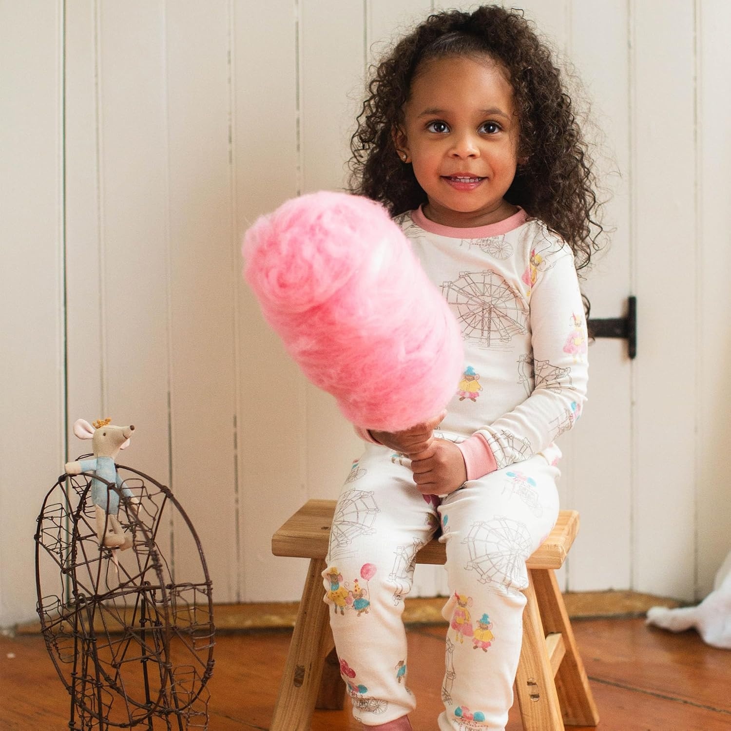 image:imageBurts Bees Baby Organic Cotton Pajamas for Girls100 Cotton Pajama SetFall Carnival