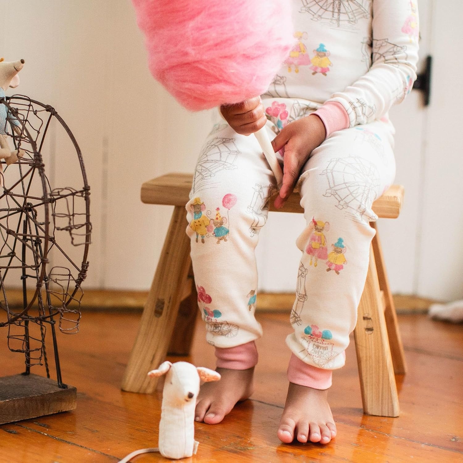 image:imageBurts Bees Baby Organic Cotton Pajamas for Girls100 Cotton Pajama SetFall Carnival