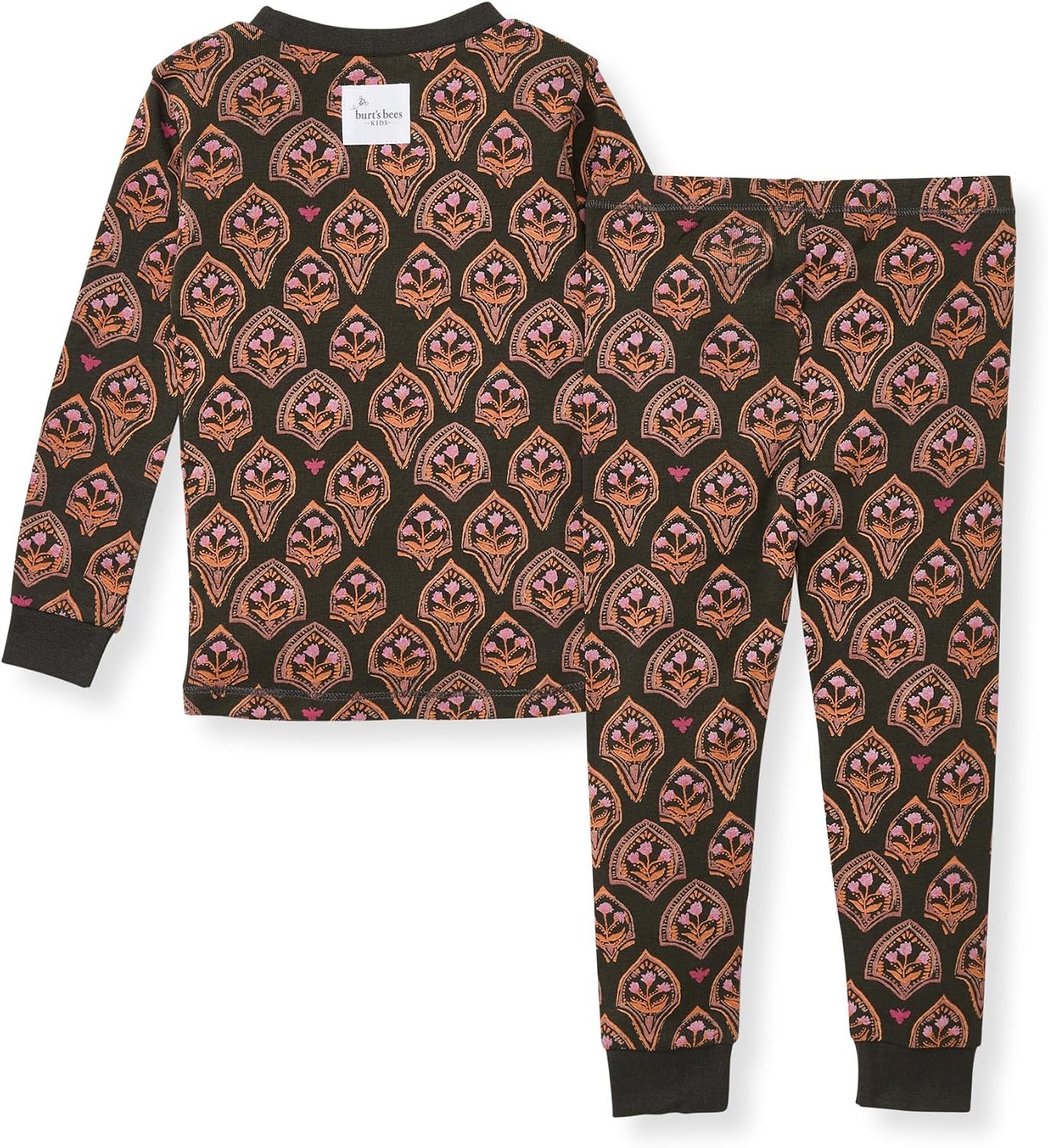 image:imageBurts Bees Baby Organic Cotton Pajamas for Girls100 Cotton Pajama SetFloral Arches