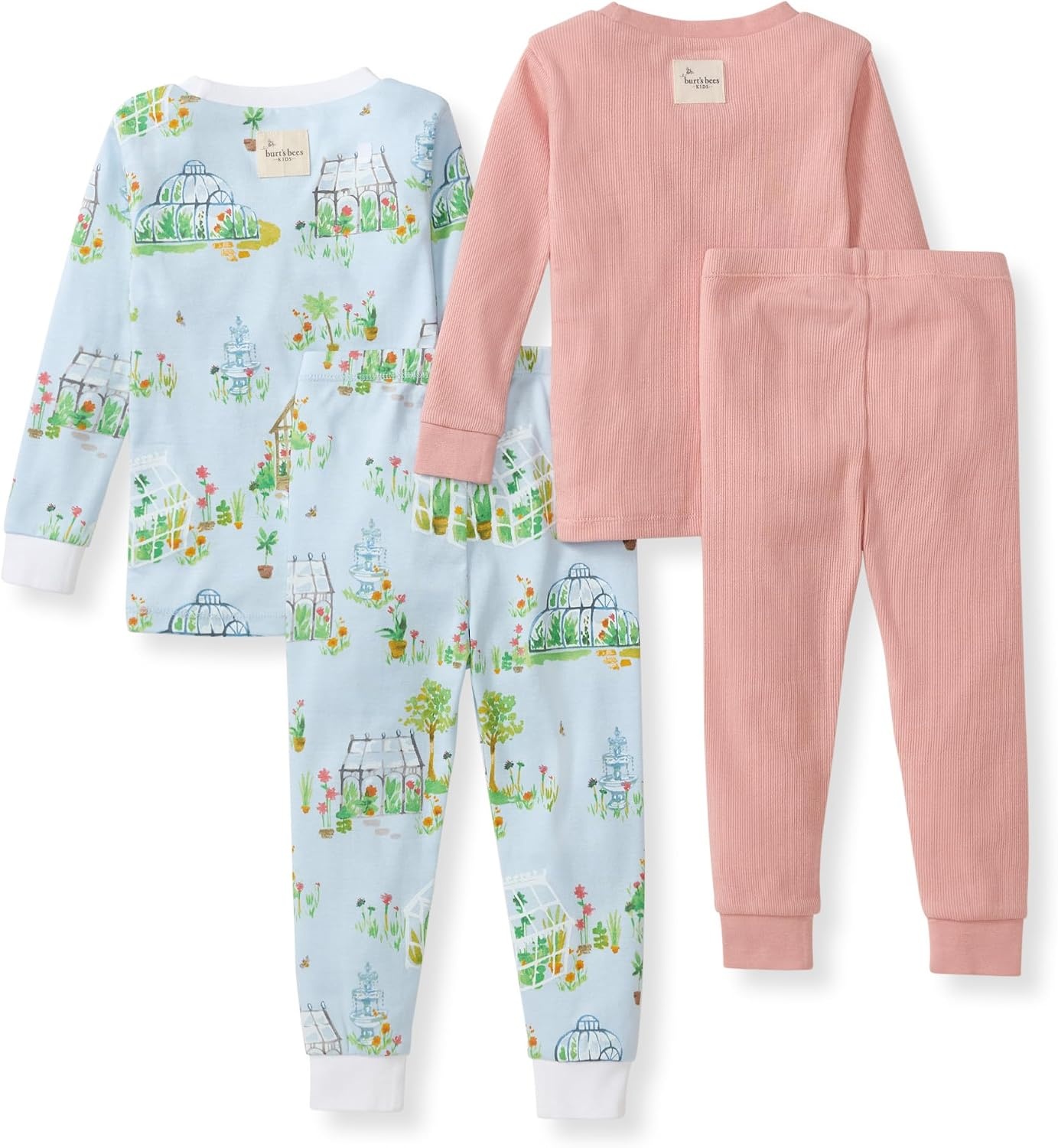 image:imageBurts Bees Baby Organic Cotton Pajamas for Girls100 Cotton Pajama SetGreen Houses