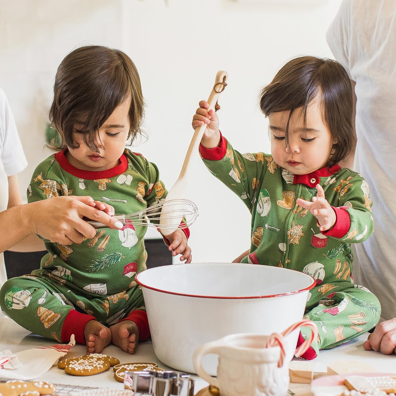 image:imageBurts Bees Baby Organic Cotton Pajamas for Girls100 Cotton Pajama SetHoliday Cookies