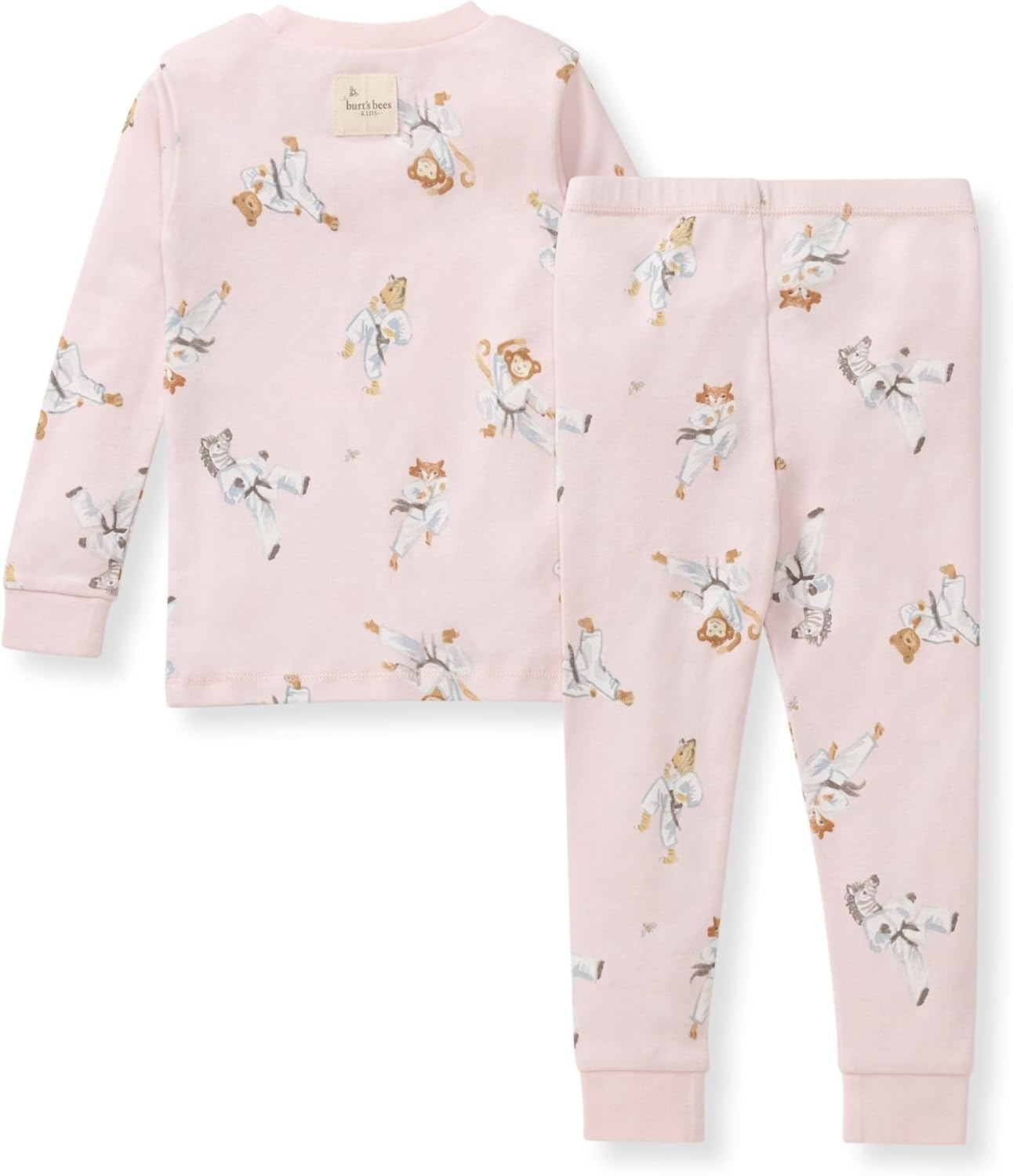 image:imageBurts Bees Baby Organic Cotton Pajamas for Girls100 Cotton Pajama SetKarate Creatures