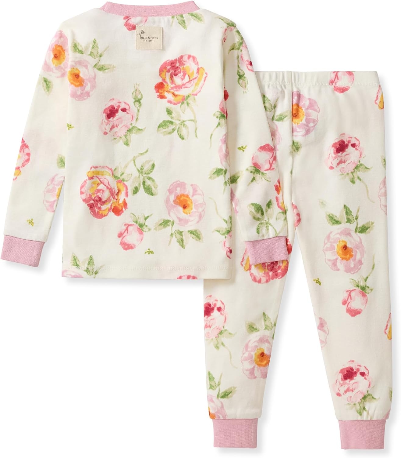 image:imageBurts Bees Baby Organic Cotton Pajamas for Girls100 Cotton Pajama SetRose Garden 1pack