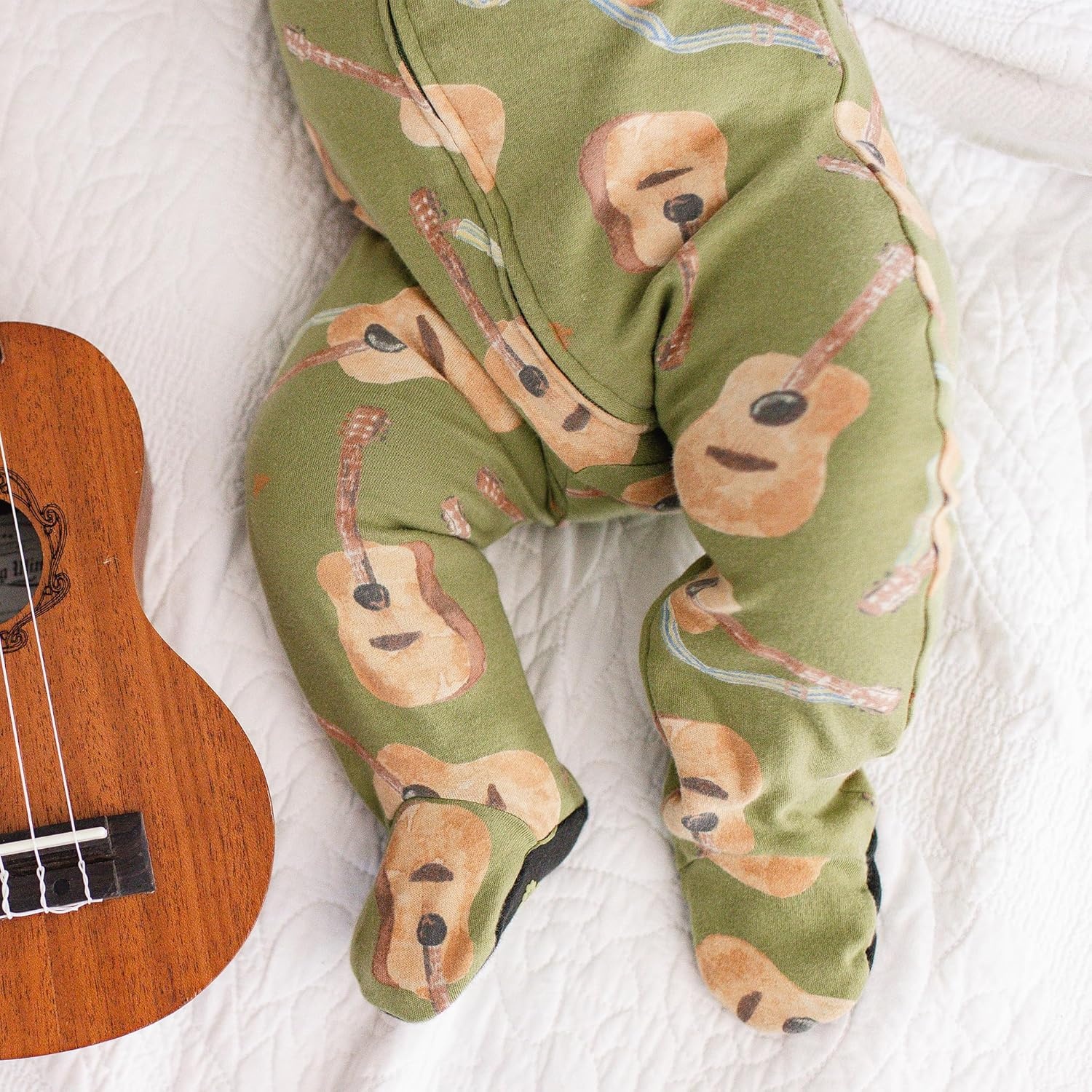 image:imageBurts Bees Baby Organic Cotton Sleep and Play Footed Pajamas for BoysAcoustic Guitar