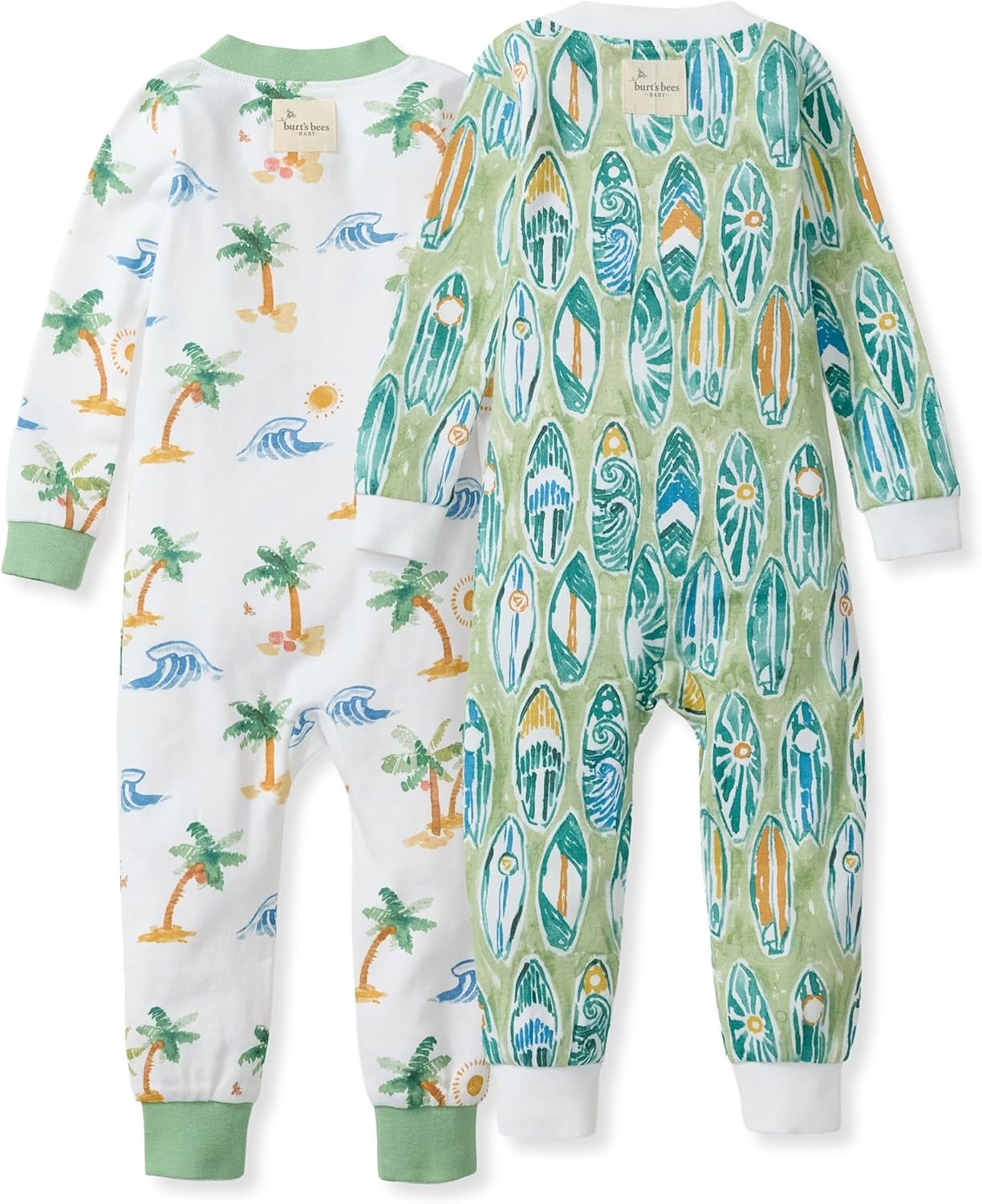 image:imageBurts Bees Baby Unisex Footless Sleeper Pajama 100 Organic Cotton SnugFit 1Piece ZipUp Jumpsuit for ToddlersBeachy Palms Surf Shop