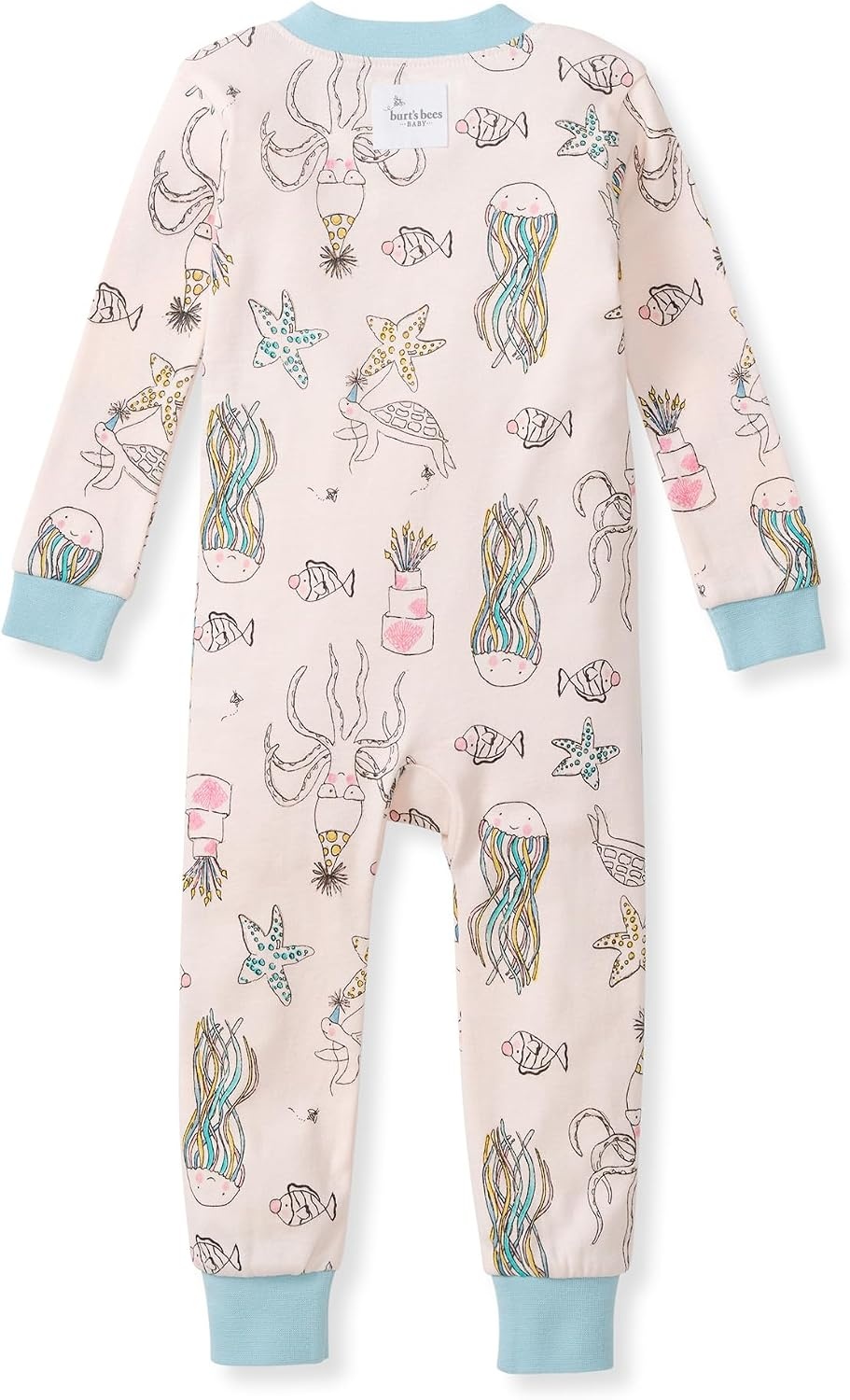 image:imageBurts Bees Baby Unisex Footless Sleeper Pajama 100 Organic Cotton SnugFit 1Piece ZipUp Jumpsuit for ToddlersSealebration