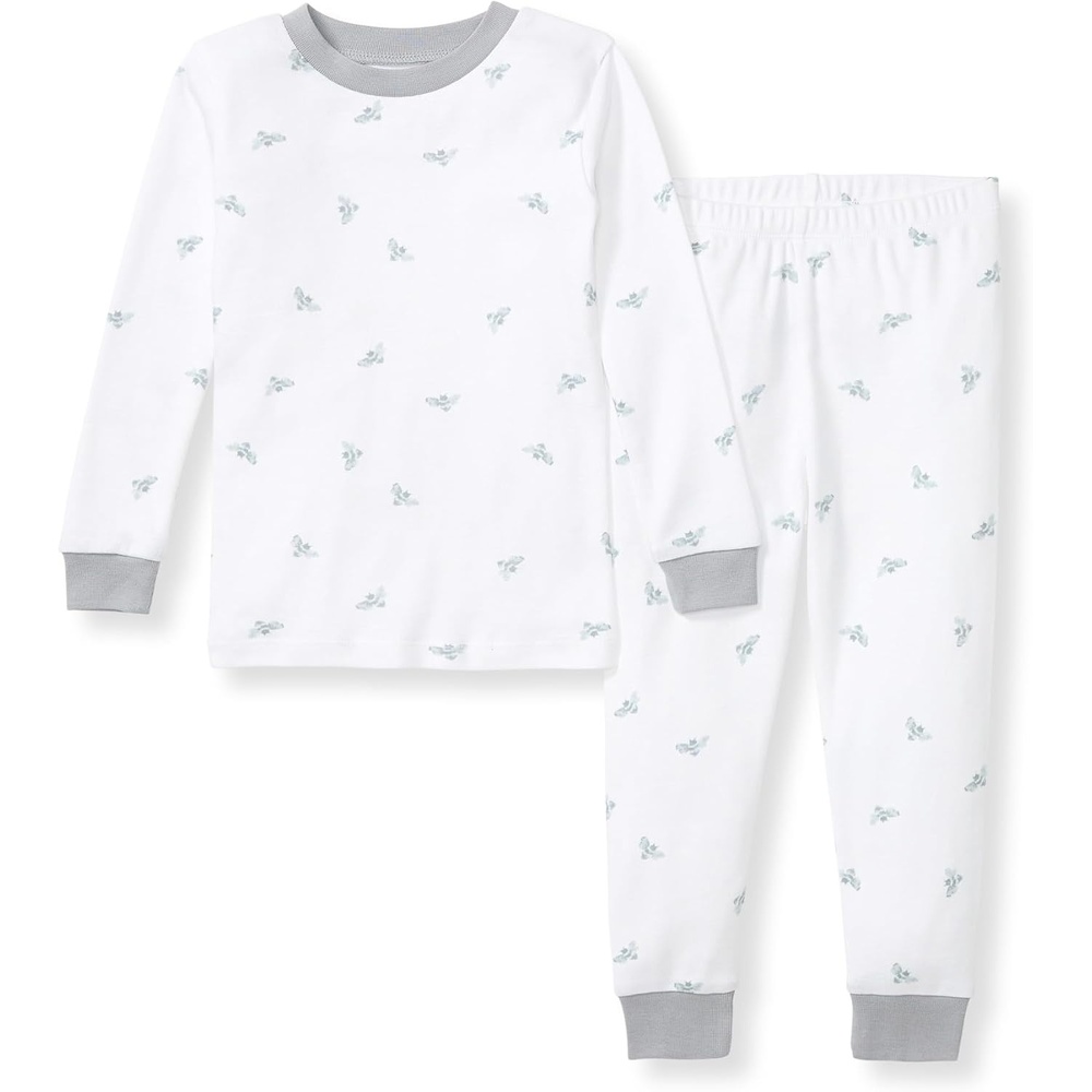 image:imageBurts Bees Baby Organic Cotton Pajamas for Boys 100 Cotton Pajama Set for Toddlers and Kids Soft and Stretchable FabricBlue Golden Bee
