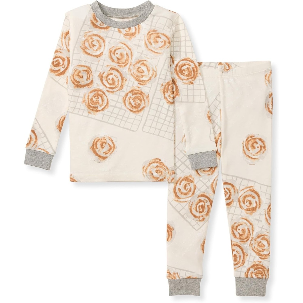 image:imageBurts Bees Baby Organic Cotton Pajamas for Girls100 Cotton Pajama SetGooey Cinnamon Rolls