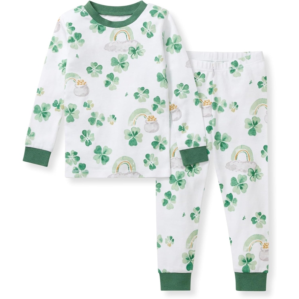 image:imageBurts Bees Baby Organic Cotton Pajamas for Girls100 Cotton Pajama SetHappy Go Lucky