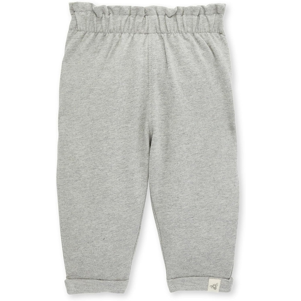 image:imageBurts Bees Baby Unisex Knit Pants Baby Quilted Sweatpants 100 Organic Cotton Infant BottomsGrey