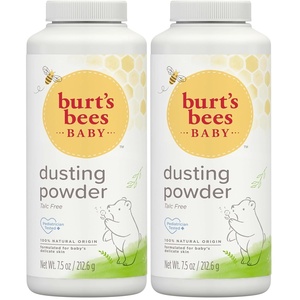 Burt’s Bees Baby Dusting Powder, 100% Natural Origin Baby Powder Talc-Free, 7.5 oz. Bottle(7.5 Ounce (Pack of 2))