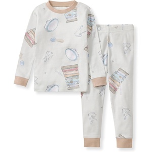 Burt’s Bees Baby Organic Cotton Pajamas for Boys, 100% Cotton Pajama Set for Toddlers and Kids, Soft and Stretchable Fabric(Making Music)