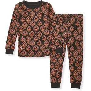 Burt’s Bees Baby Organic Cotton Pajamas for Girls,100% Cotton Pajama Set(Floral Arches)