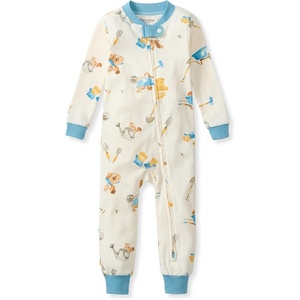 Burt’s Bees Baby Unisex Footless Sleeper Pajama 100% Organic Cotton Snug-Fit 1-Piece Zip-Up Jumpsuit for Toddlers(Garden Chores)