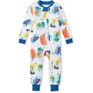 Burt’s Bees Baby Unisex Footless Sleeper Pajama 100% Organic Cotton Snug-Fit 1-Piece Zip-Up Jumpsuit for Toddlers(Juice Box)