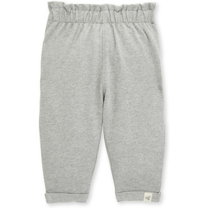 Burt’s Bees Baby Unisex Knit Pants, Baby Quilted Sweatpants, 100% Organic Cotton Infant Bottoms(Grey)