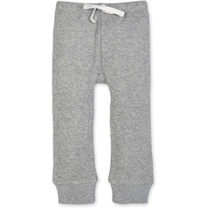 Burt’s Bees Baby Unisex Knit Pants, Baby Quilted Sweatpants, 100% Organic Cotton Infant Bottoms(Quilted Heather Grey)