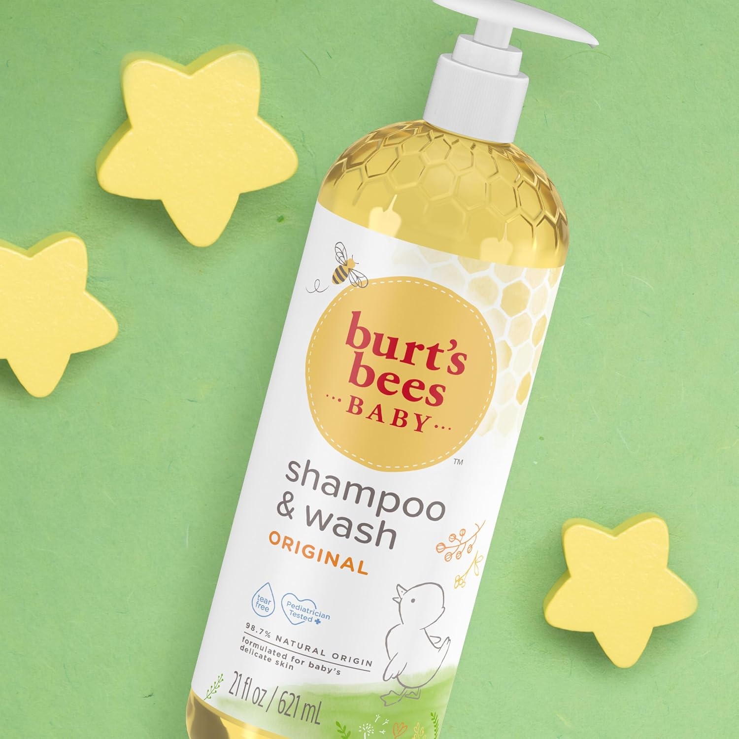 image:imageBaby Shampoo amp Wash Burts Bees Tear Free Soap Baby Care Original 21 Ounce Packaging May Vary