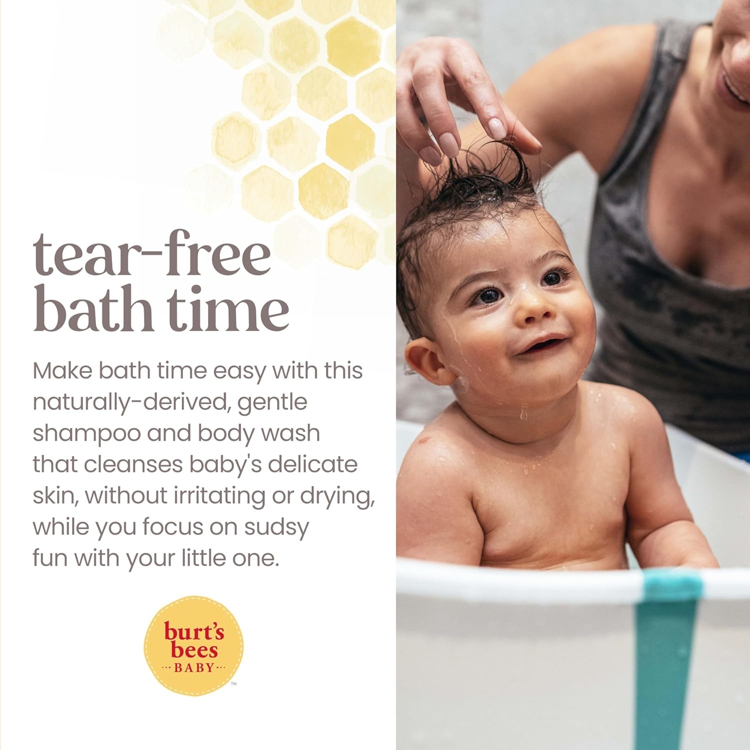 image:imageBaby Shampoo amp Wash Burts Bees Tear Free Soap Baby Care Original 21 Ounce Packaging May Vary