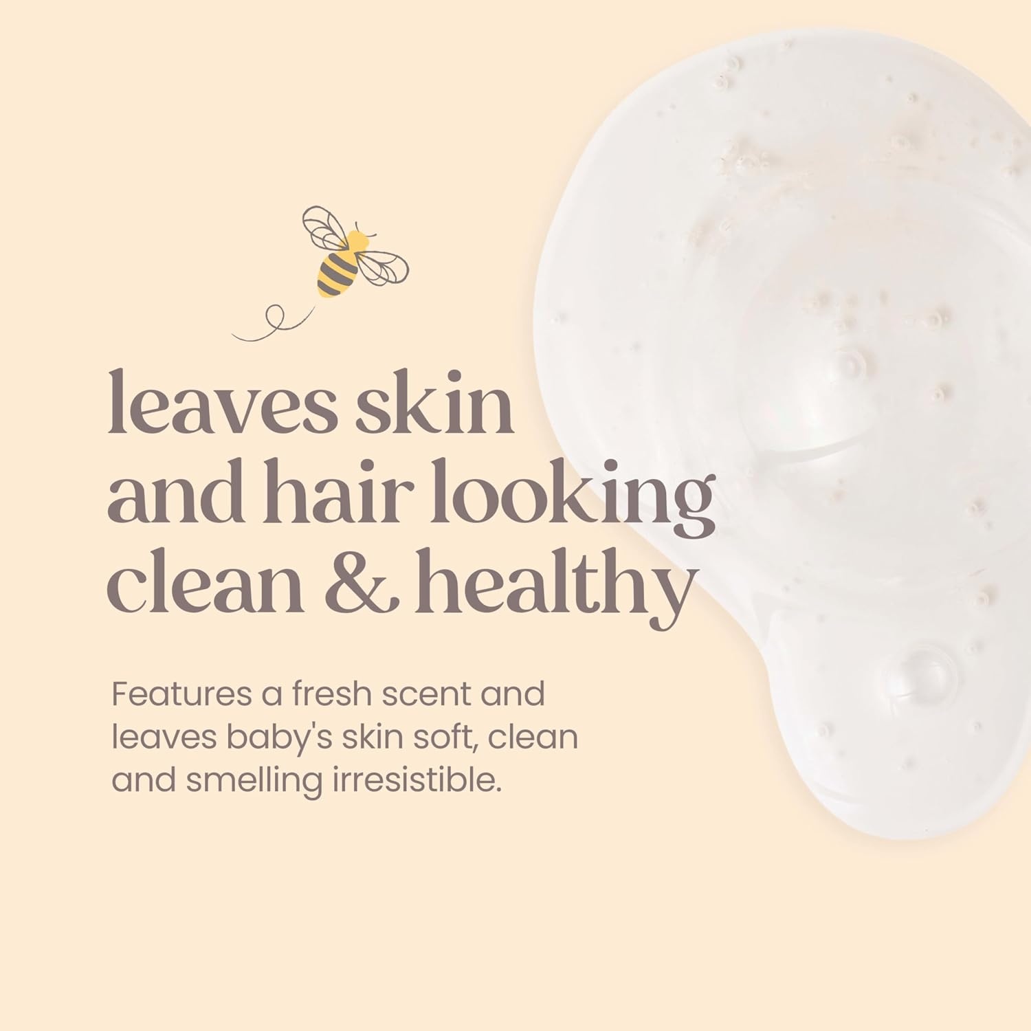 image:imageBaby Shampoo amp Wash Burts Bees Tear Free Soap Baby Care Original 21 Ounce Packaging May Vary