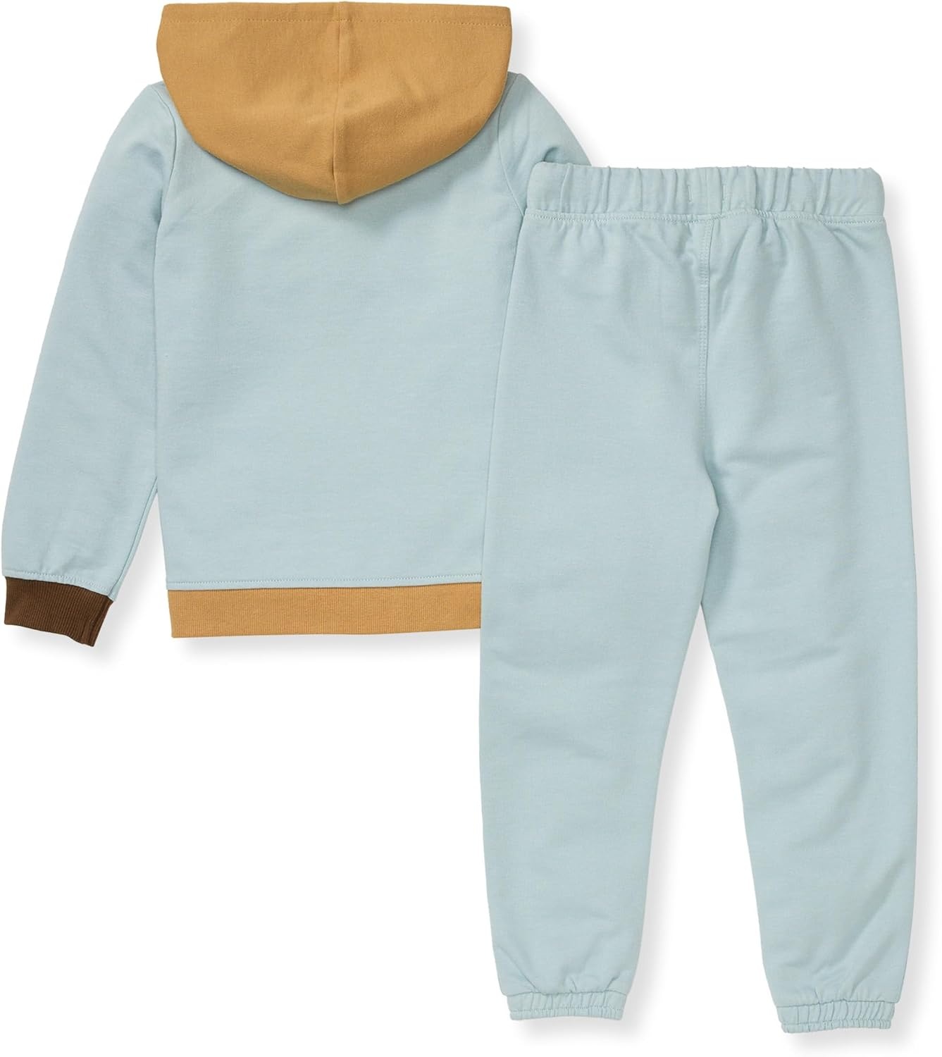image:imageBurts Bees Baby Baby Boys Hoodie and Pant Set Top amp Bottom Outfit Bundle 100 Organic CottonRain Colorblocked