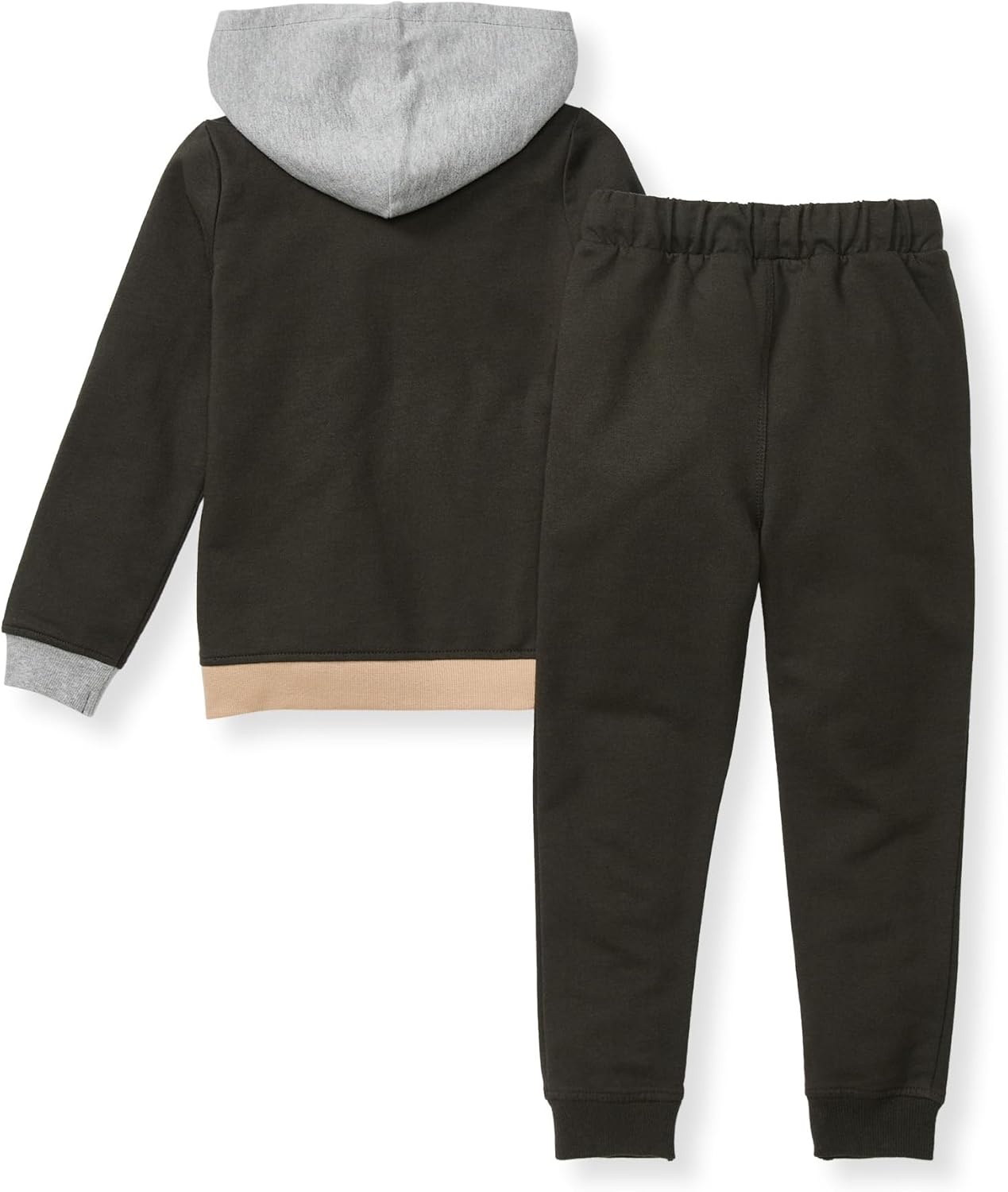 image:imageBurts Bees Baby Baby Boys Hoodie and Pant Set Top amp Bottom Outfit Bundle 100 Organic CottonShadow Colorblocked