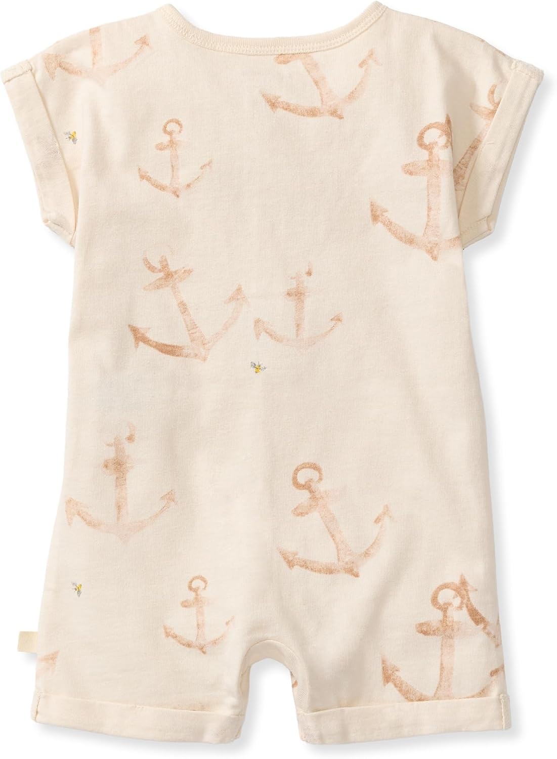 image:imageBurts Bees Baby Baby Boys Short Sleeve Rompers 100 Organic Cotton Onepiece Coverall and Layette SetAnchors Aweigh
