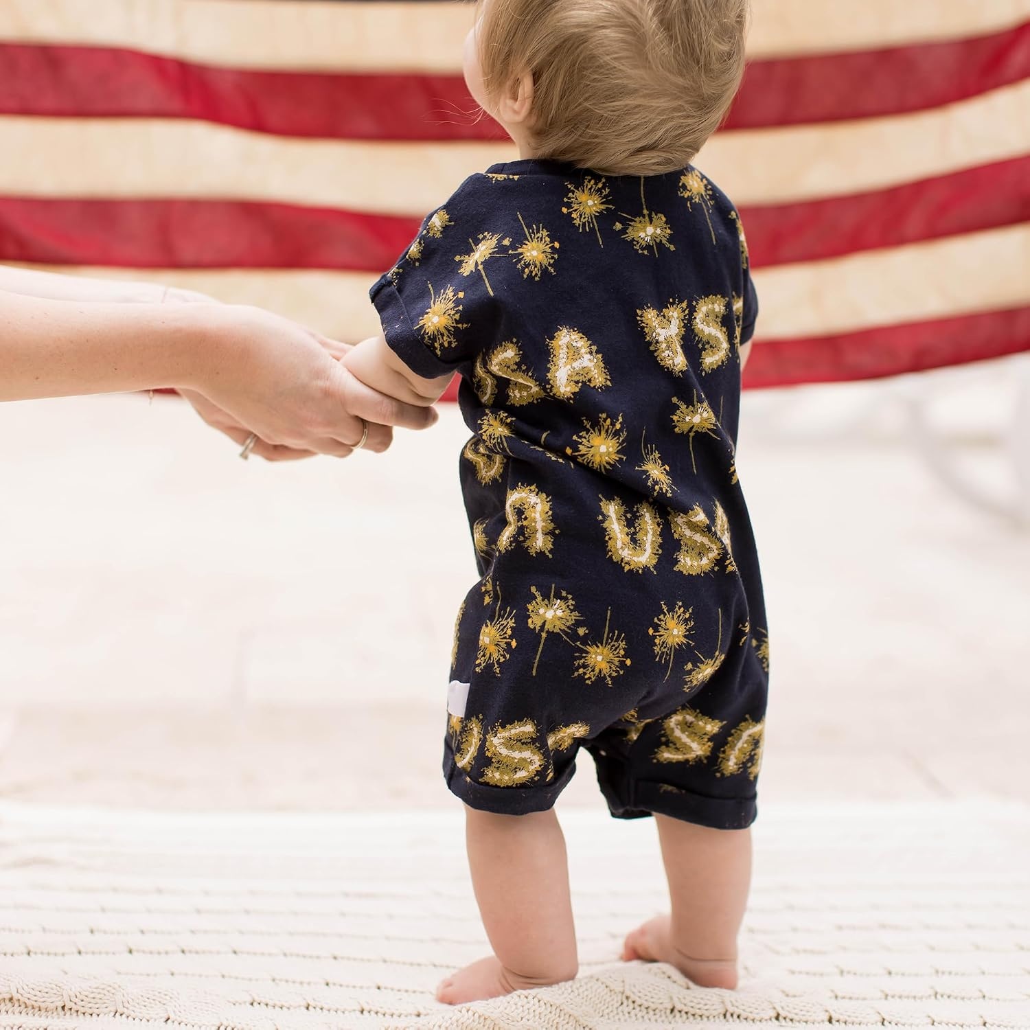 image:imageBurts Bees Baby Baby Boys Short Sleeve Rompers 100 Organic Cotton Onepiece Coverall and Layette SetUsa