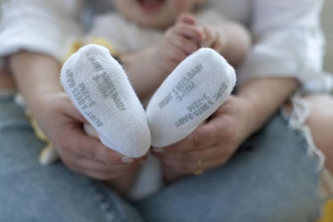 image:imageBurts Bees Baby Baby Girls Ankle Socks with NonSlip Grips Organic Soft Cotton Toddler Socks Baby Essential 6PackPink Blossom Multi