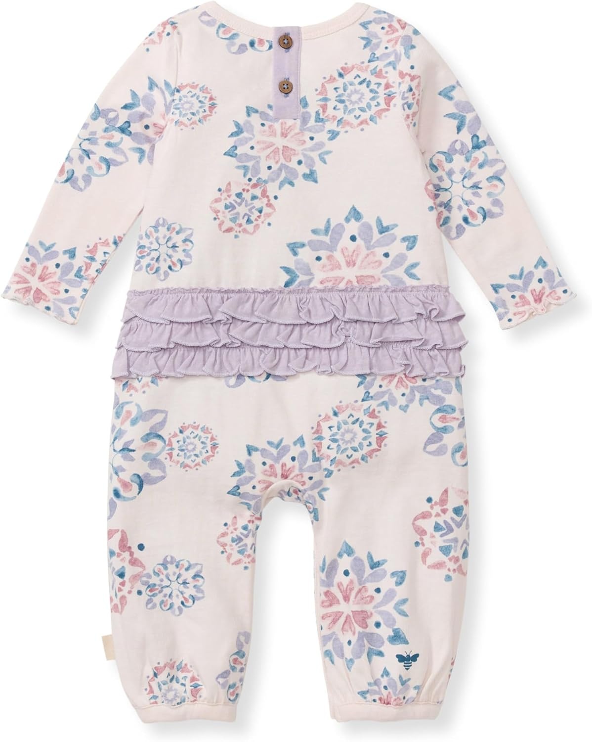image:imageBurts Bees Baby Baby Girls Jumpsuit 100 Organic Cotton Onepiece Long Sleeve Ruffle Outfit CoverallHomemade Snowflakes