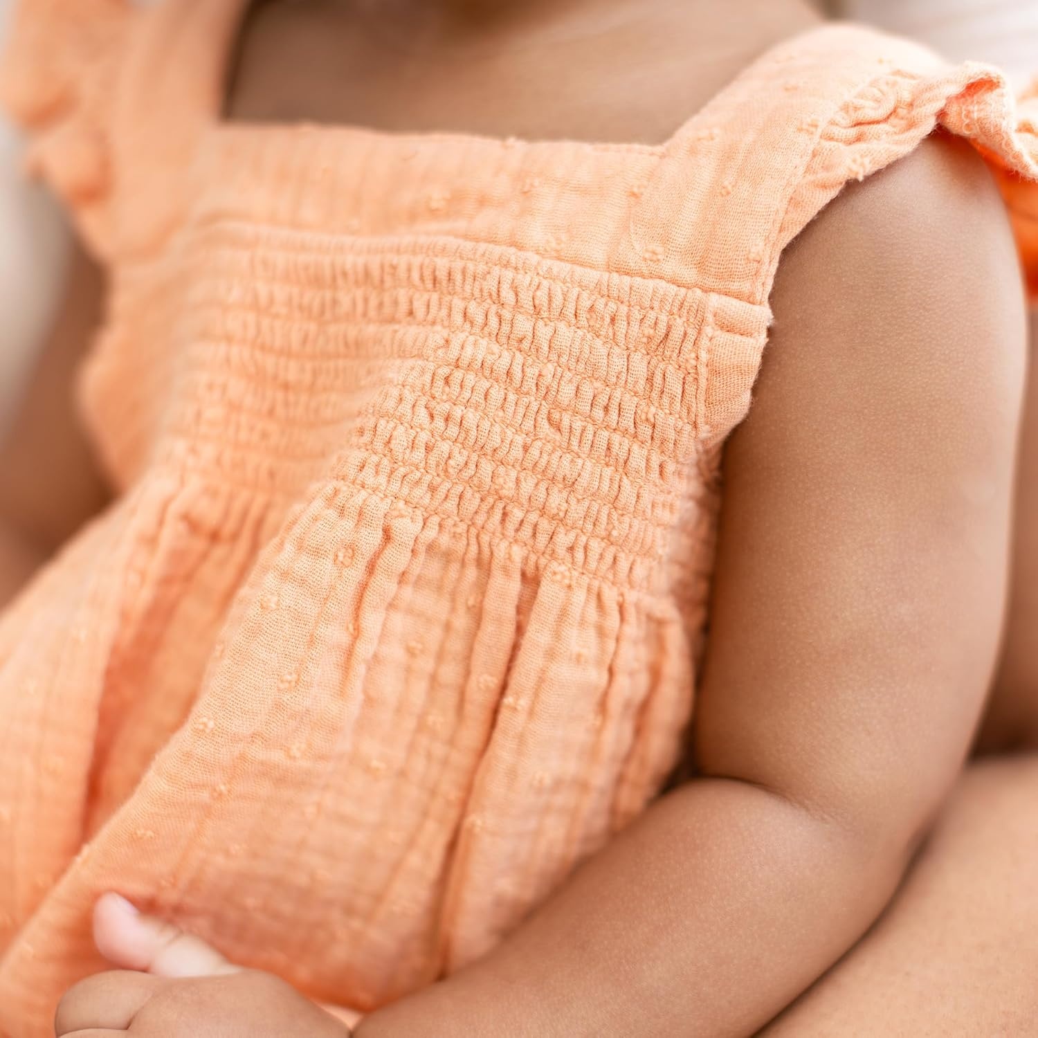 image:imageBurts Bees Baby Baby Girls Jumpsuit 100 Organic Cotton Onepiece Sleeveless Outfit CoverallPeach Puff